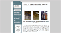 Desktop Screenshot of fluidcut.com